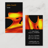 Carte de visite de violoncelliste (Devant / Derrière)