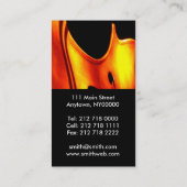 Carte de visite de violoncelliste (Dos)