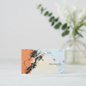 Carte de visite de violoniste (Debout devant)