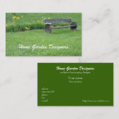 Carte de visite de visage de double "de pelouse (Devant / Derrière)