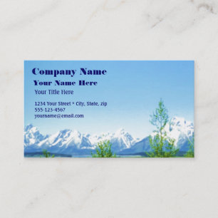 Carte de visite de VISION de Tetons de ressort