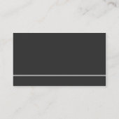 Carte de visite de vitesses (Dos)