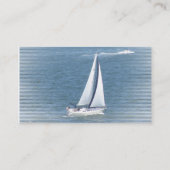 Carte de visite de voile d'océan (Dos)