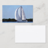 Carte de visite de voilier (Devant / Derrière)