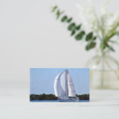 Carte de visite de voilier (Debout devant)