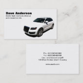 carte de visite de voiture (Devant / Derrière)