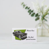 Carte de visite de voiture classique (Debout devant)