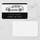 Carte de visite de voiture de service de transport (Devant / Derrière)