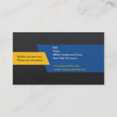 Carte de visite de voiture Vintage (Dos)