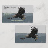 Carte de visite de vol d'Eagle (Devant / Derrière)