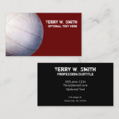 Carte de visite de volley-ball (Devant / Derrière)