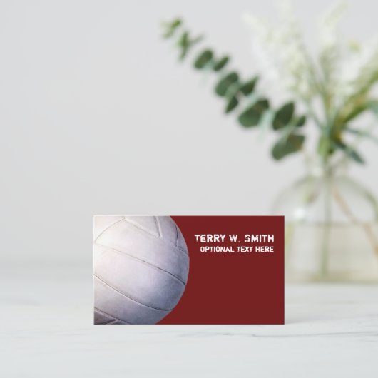 Carte de visite de volley-ball (Debout devant)