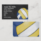 Carte de visite de volley-ball (Devant / Derrière)