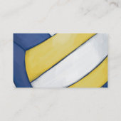 Carte de visite de volley-ball (Dos)