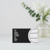 Carte de visite de volleyball (Debout devant)