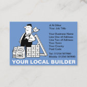 Carte de visite de votre entreprise de constructio (Devant)