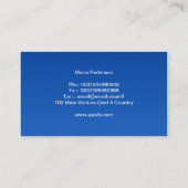 carte de visite de voyage (Dos)