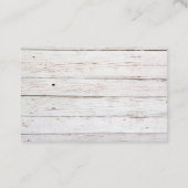 Carte de visite de voyage de plage Tropical person (Dos)