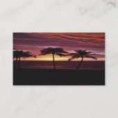 Carte de visite de voyage des Caraïbes (Dos)