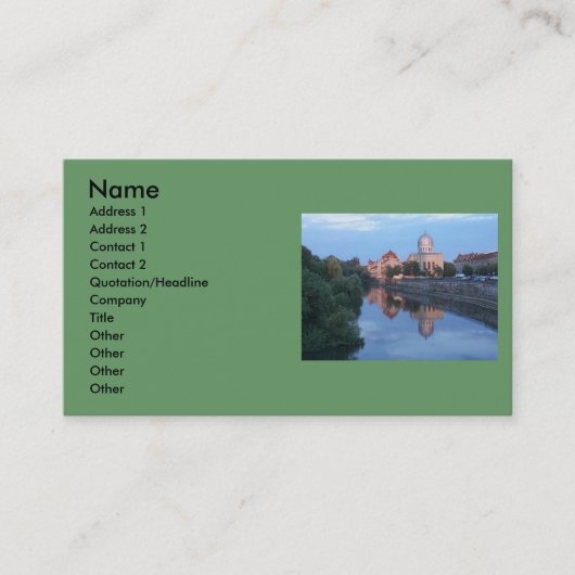 Carte de visite de vue panoramique (Devant)