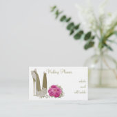 Carte de visite de wedding planner (Debout devant)