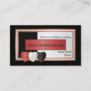 Carte de visite de wedding planner