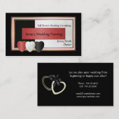 Carte de visite de wedding planner (Devant / Derrière)