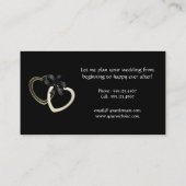 Carte de visite de wedding planner (Dos)