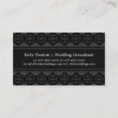 Carte de visite de wedding planner (Dos)