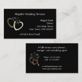 Carte de visite de wedding planner (Devant / Derrière)