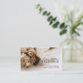Carte de visite de wedding planner (Debout devant)