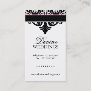 Carte de visite de wedding planner