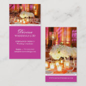 Carte de visite de wedding planner (Devant / Derrière)
