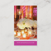 Carte de visite de wedding planner (Dos)