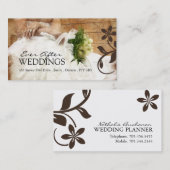 Carte de visite de wedding planner (Devant / Derrière)