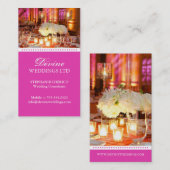 Carte de visite de wedding planner (Devant / Derrière)