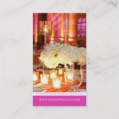 Carte de visite de wedding planner (Dos)