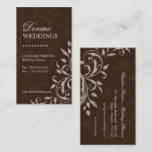 Carte de visite de wedding planner (Devant / Derrière)