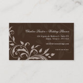 Carte de visite de wedding planner (Dos)