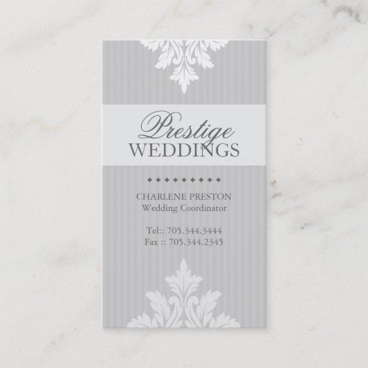 CARTE DE VISITE DE WEDDING PLANNER (Devant)