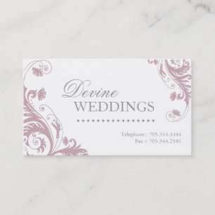 Carte de visite de wedding planner