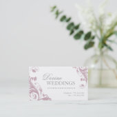 Carte de visite de wedding planner (Debout devant)