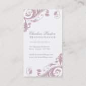 Carte de visite de wedding planner (Dos)
