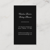 Carte de visite de wedding planner (Dos)