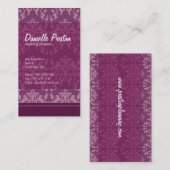 Carte de visite de wedding planner (Devant / Derrière)