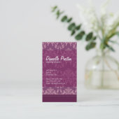 Carte de visite de wedding planner (Debout devant)