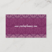 Carte de visite de wedding planner (Dos)