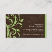Carte de visite de wedding planner (Dos)