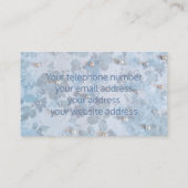 Carte de visite de wedding planner avec des perles (Dos)