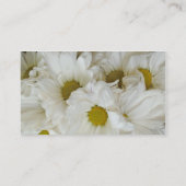 Carte de visite de wedding planner - marguerites (Dos)